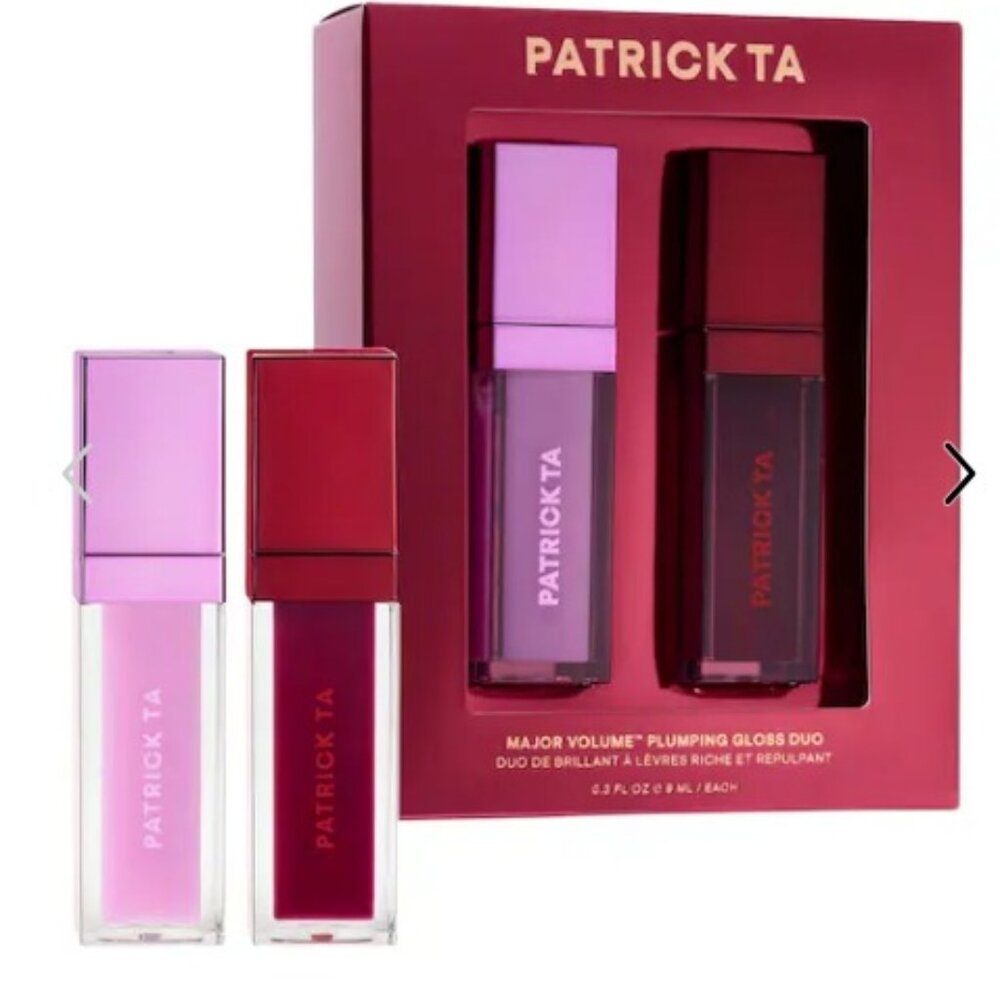 BNIB PATRICK TA Major Volume Plumping Gloss Duo
